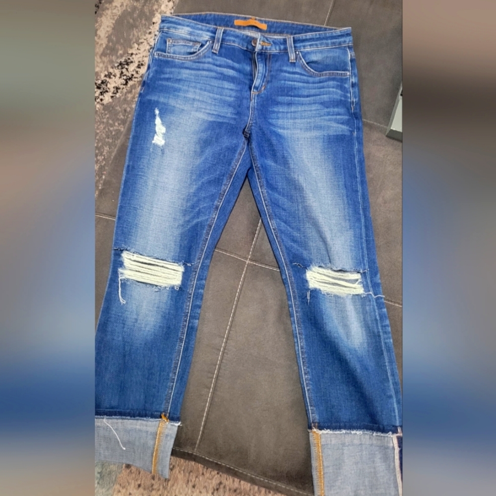 Joe's Jeans destroyed cuffed jeans 28